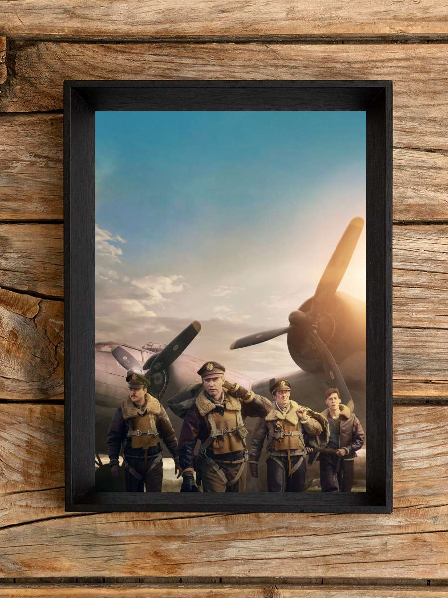 Masters of the Air Dizi Tablo Siyah Çerçeveli Dizi Poster Duvar Tablo