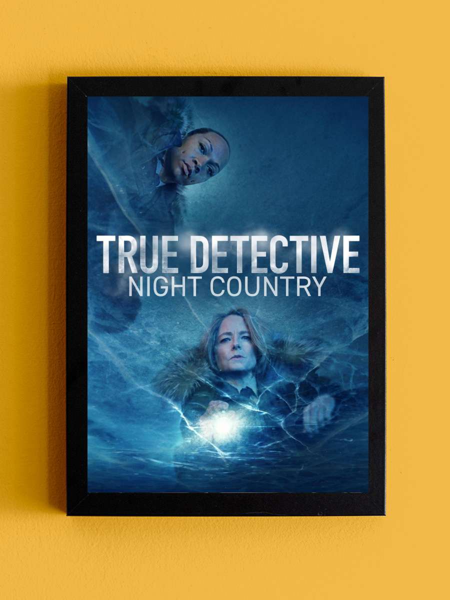 True Detective Dizi Tablo Siyah Çerçeveli Dizi Poster Duvar Tablo