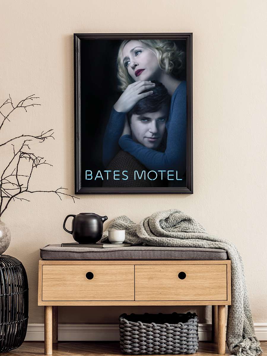 Bates Motel Dizi Tablo Siyah Çerçeveli Dizi Poster Duvar Tablo