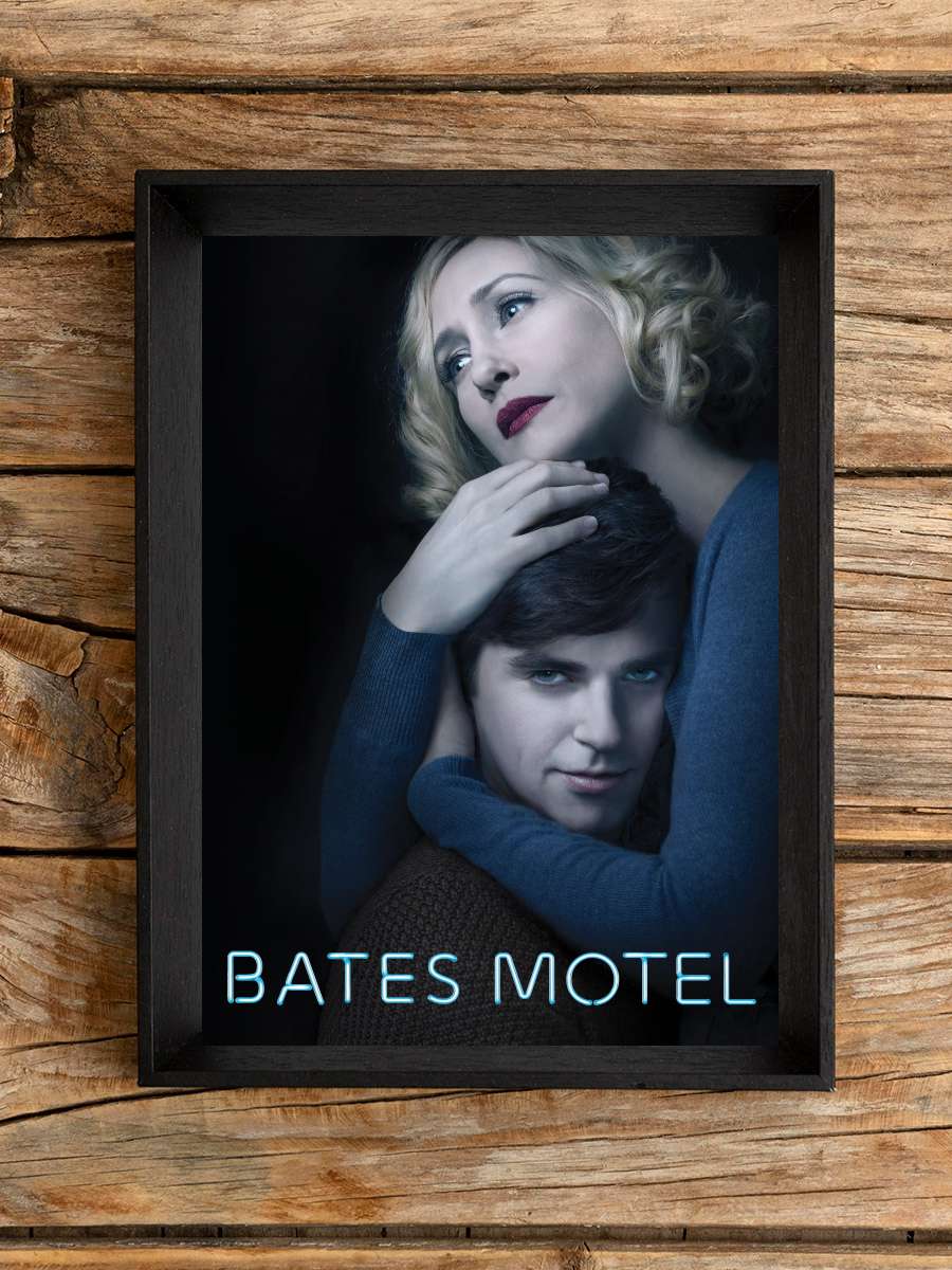 Bates Motel Dizi Tablo Siyah Çerçeveli Dizi Poster Duvar Tablo