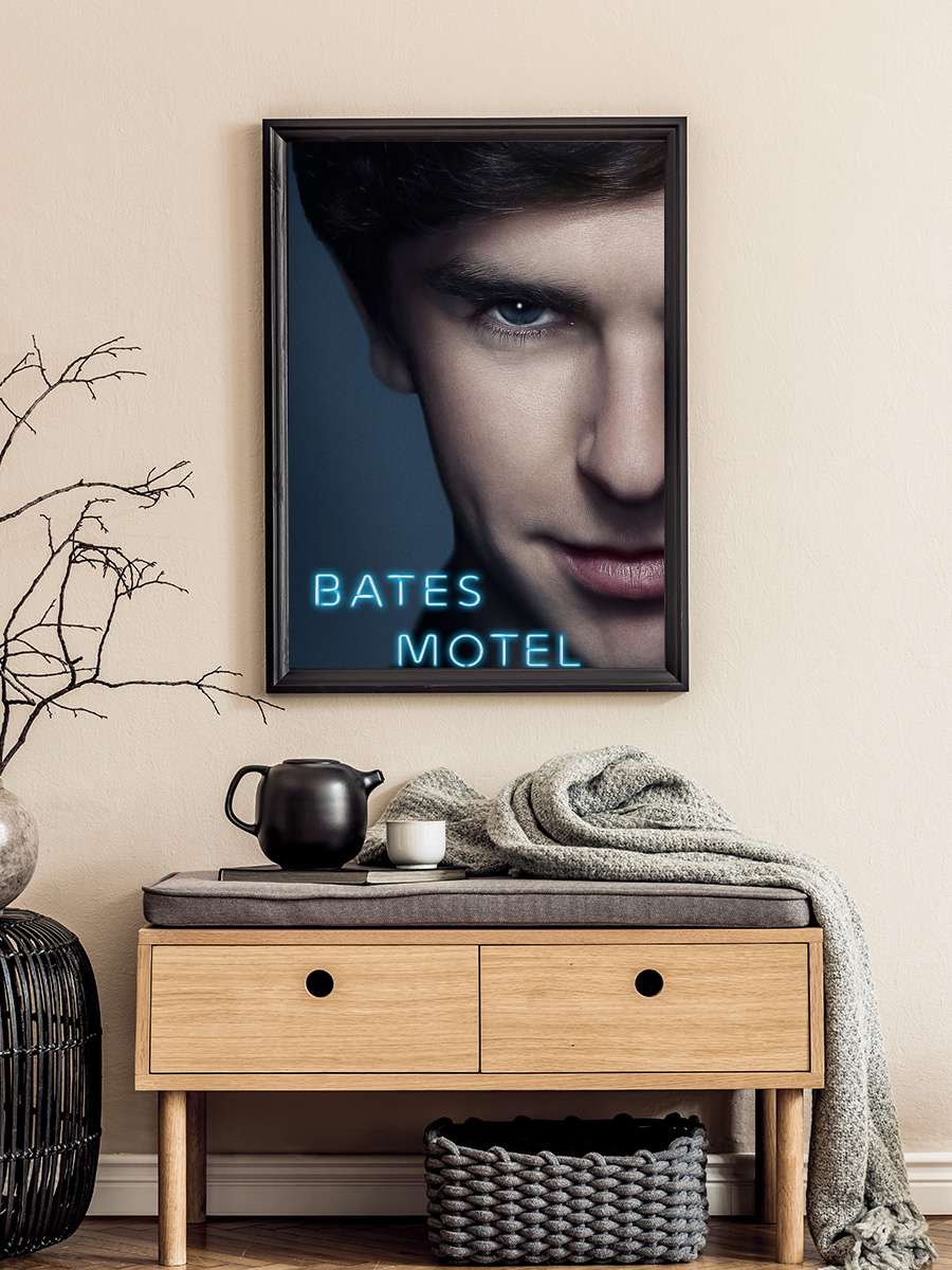 Bates Motel Dizi Tablo Siyah Çerçeveli Dizi Poster Duvar Tablo