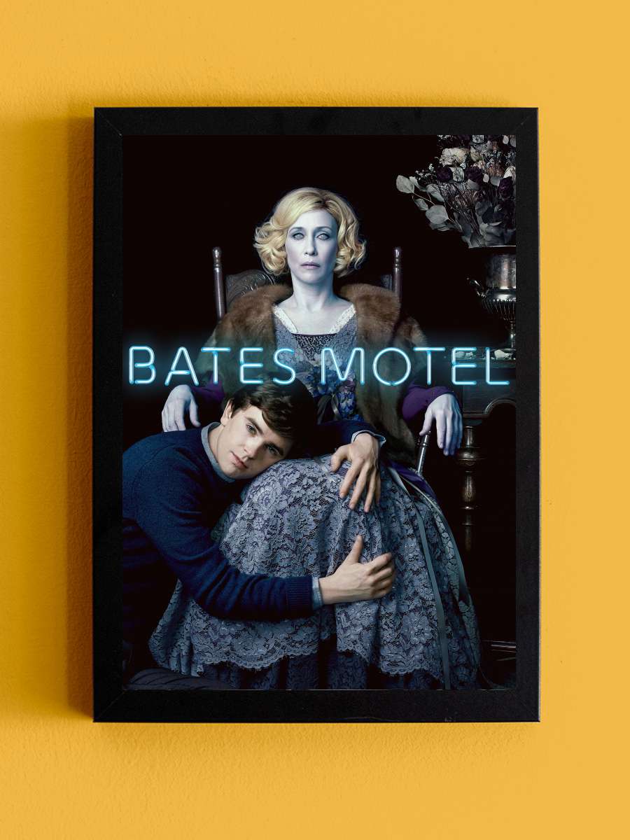 Bates Motel Dizi Tablo Siyah Çerçeveli Dizi Poster Duvar Tablo