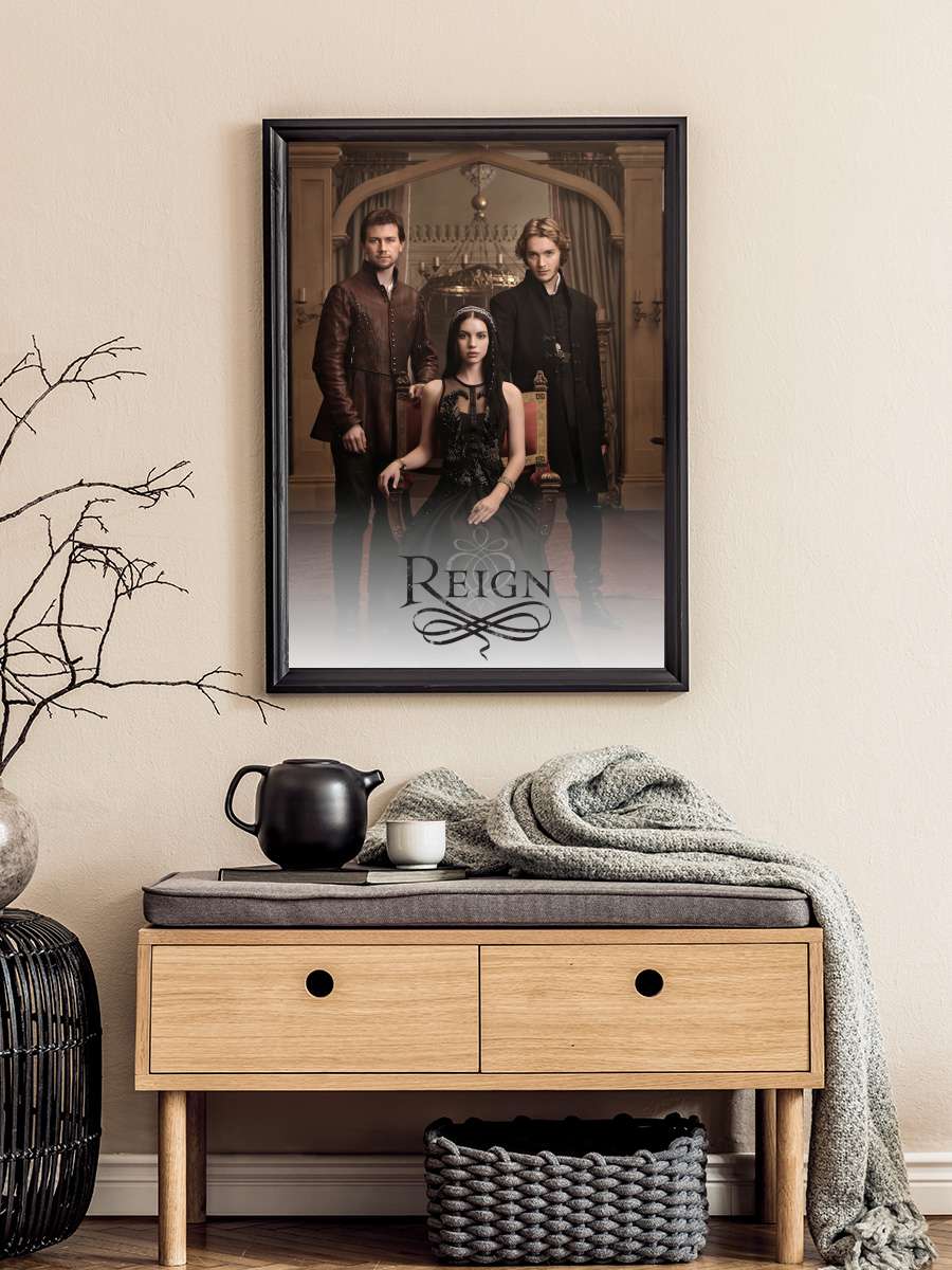 Reign Dizi Tablo Siyah Çerçeveli Dizi Poster Duvar Tablo