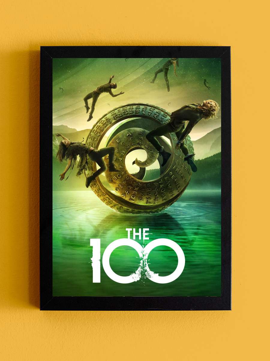 The 100 Dizi Tablo Siyah Çerçeveli Dizi Poster Duvar Tablo