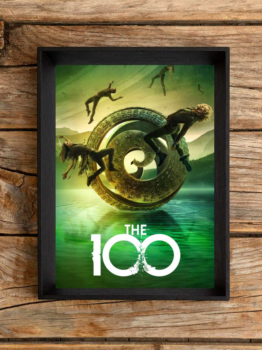 The 100 Dizi Tablo Siyah Çerçeveli Dizi Poster Duvar Tablo