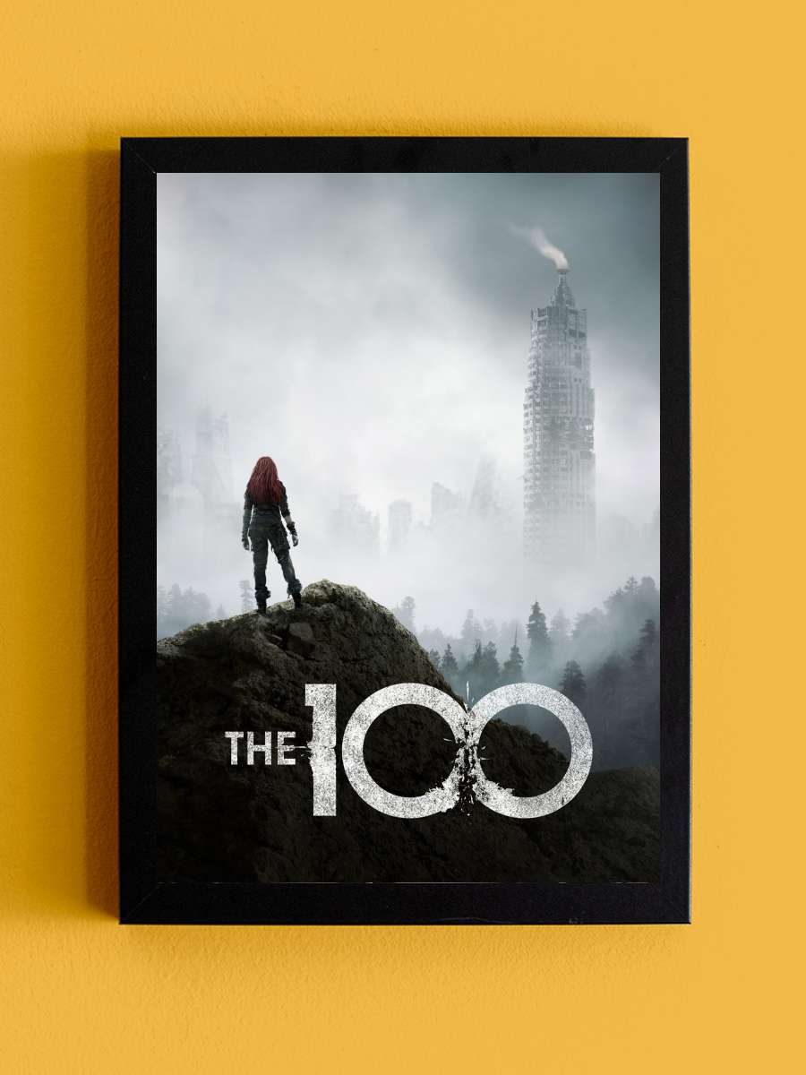 The 100 Dizi Tablo Siyah Çerçeveli Dizi Poster Duvar Tablo