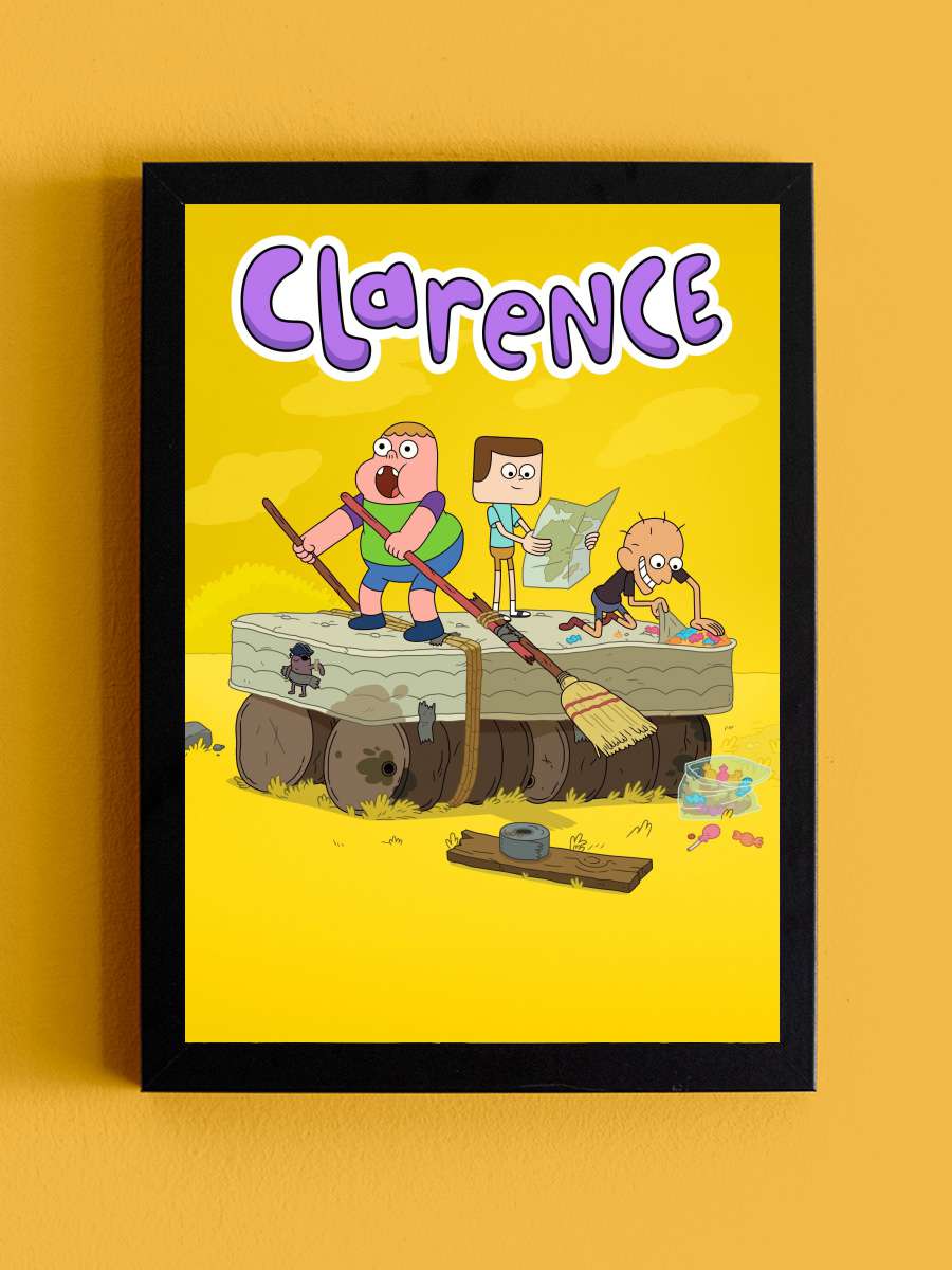 Clarence Dizi Tablo Siyah Çerçeveli Dizi Poster Duvar Tablo