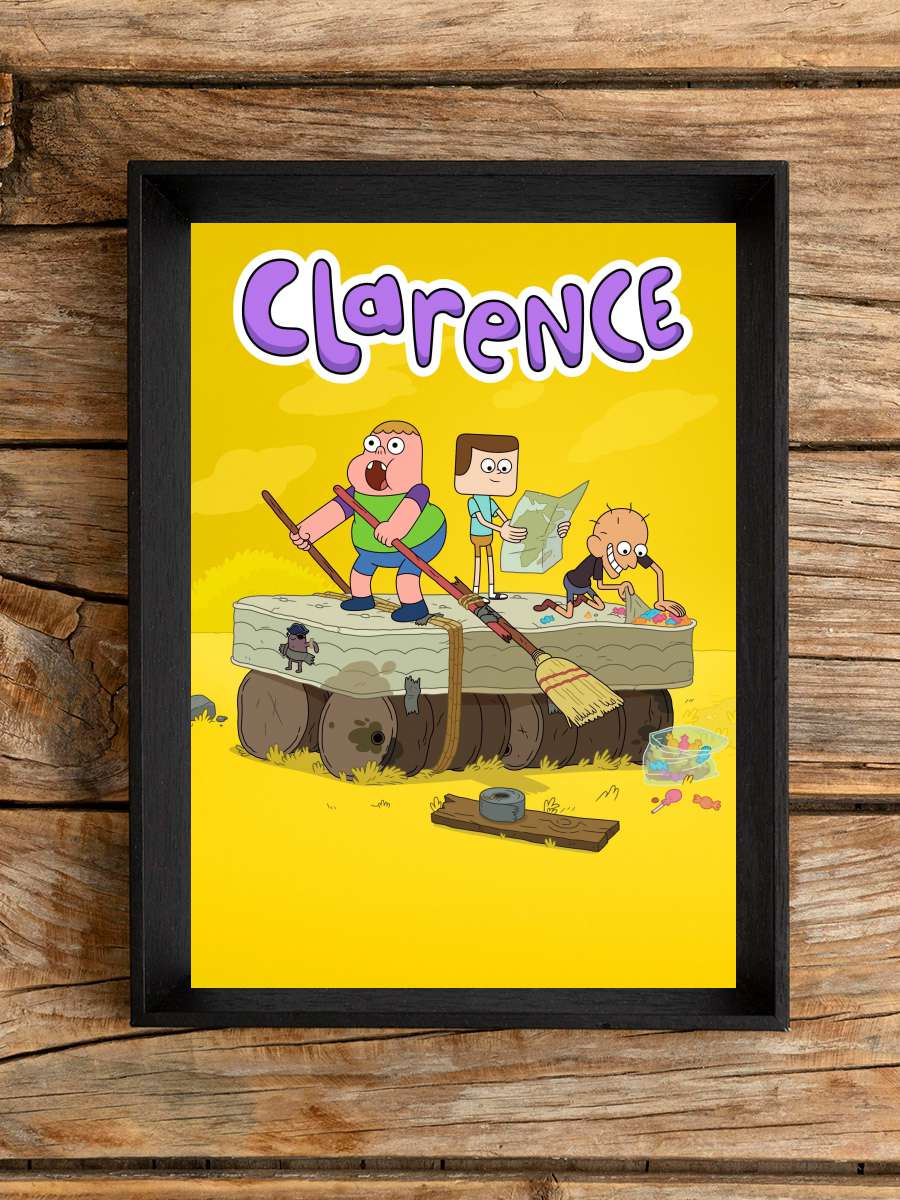 Clarence Dizi Tablo Siyah Çerçeveli Dizi Poster Duvar Tablo