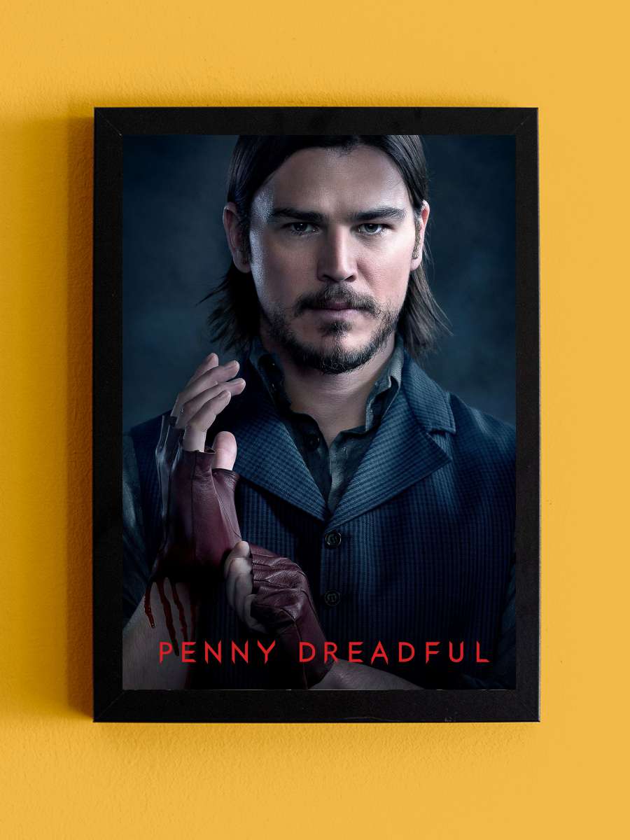 Penny Dreadful Dizi Tablo Siyah Çerçeveli Dizi Poster Duvar Tablo