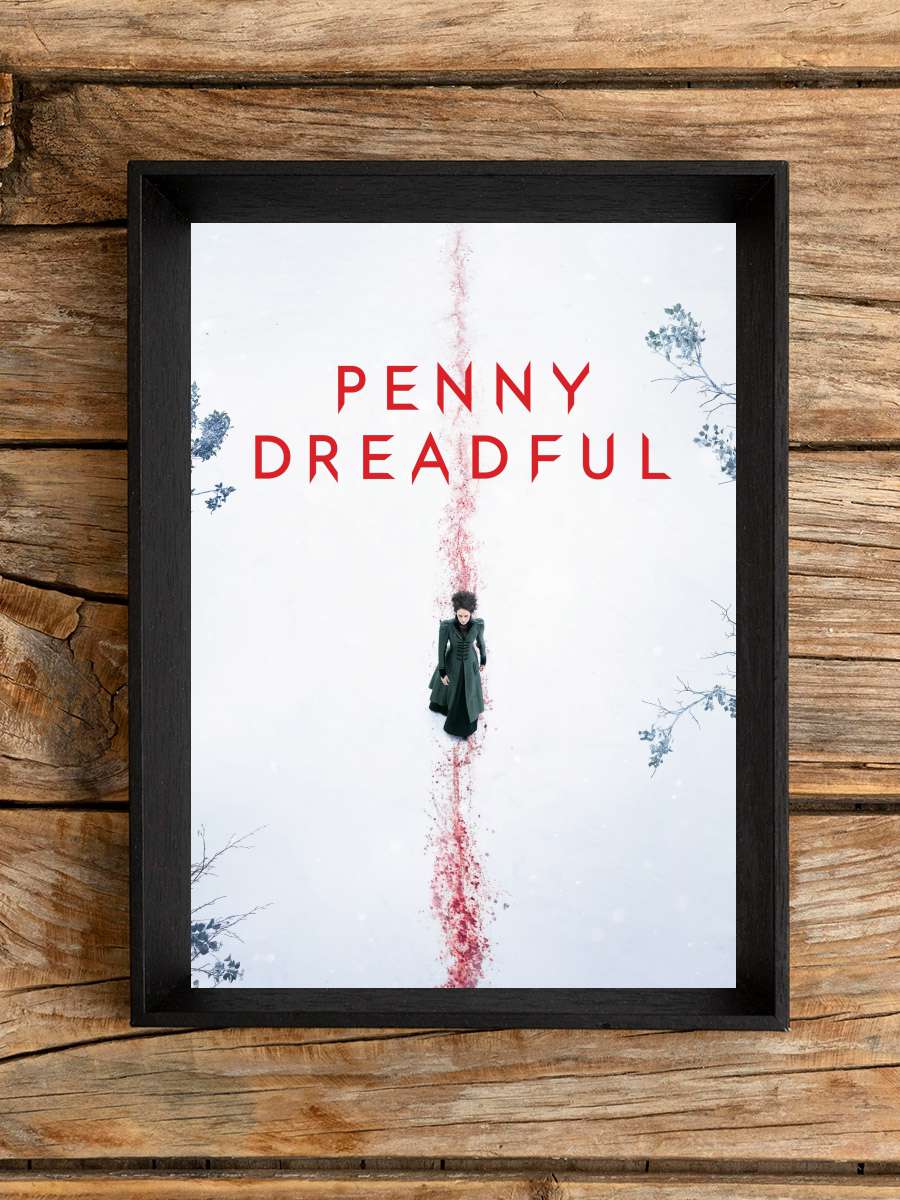 Penny Dreadful Dizi Tablo Siyah Çerçeveli Dizi Poster Duvar Tablo