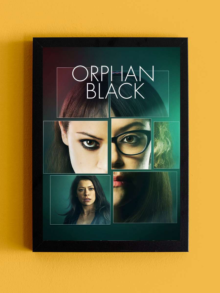 Orphan Black Dizi Tablo Siyah Çerçeveli Dizi Poster Duvar Tablo