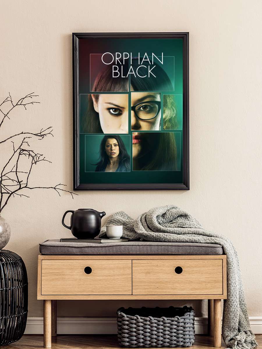 Orphan Black Dizi Tablo Siyah Çerçeveli Dizi Poster Duvar Tablo