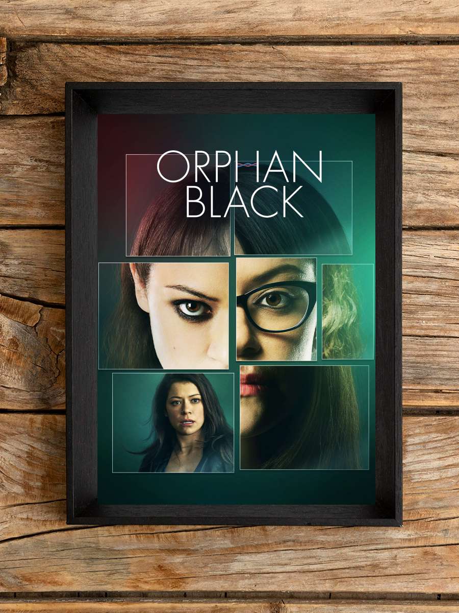 Orphan Black Dizi Tablo Siyah Çerçeveli Dizi Poster Duvar Tablo