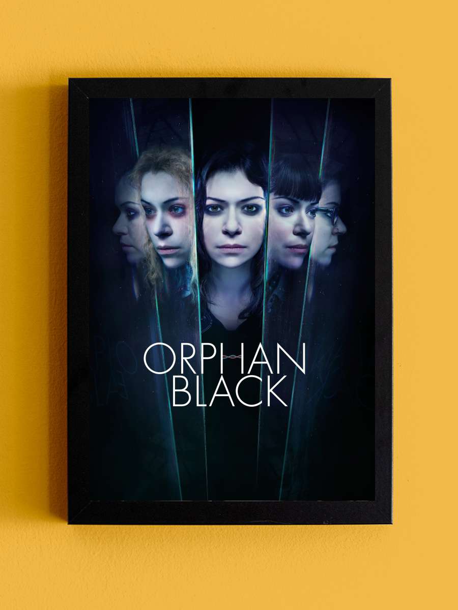 Orphan Black Dizi Tablo Siyah Çerçeveli Dizi Poster Duvar Tablo