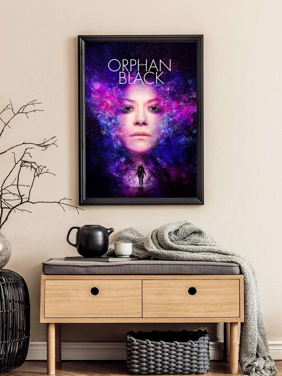 Orphan Black Dizi Tablo Siyah Çerçeveli Dizi Poster Duvar Tablo