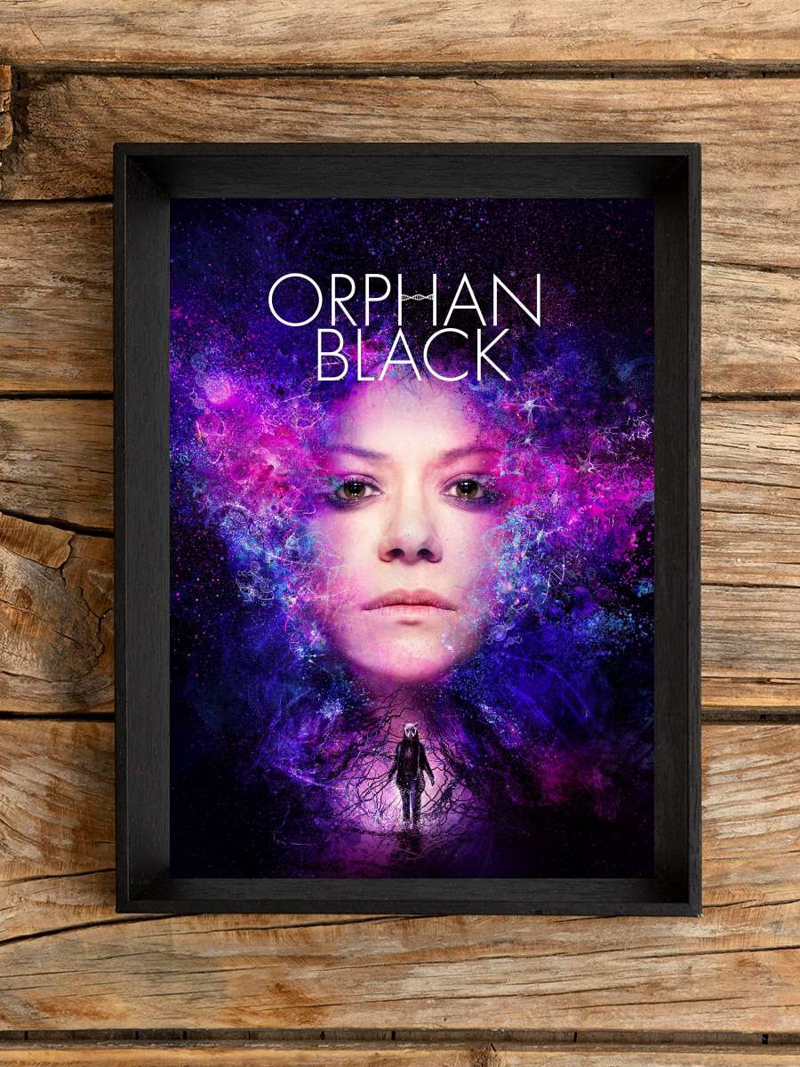 Orphan Black Dizi Tablo Siyah Çerçeveli Dizi Poster Duvar Tablo