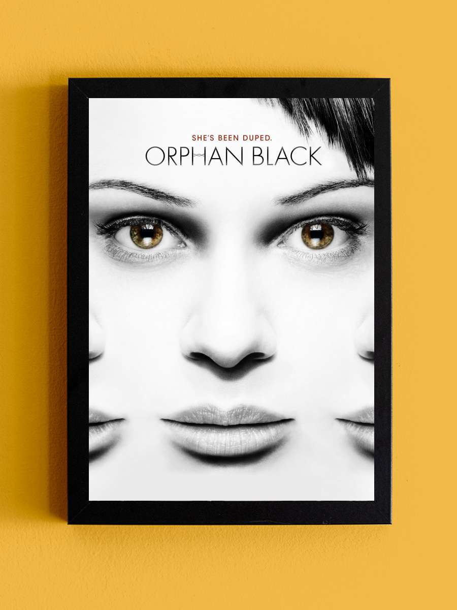 Orphan Black Dizi Tablo Siyah Çerçeveli Dizi Poster Duvar Tablo