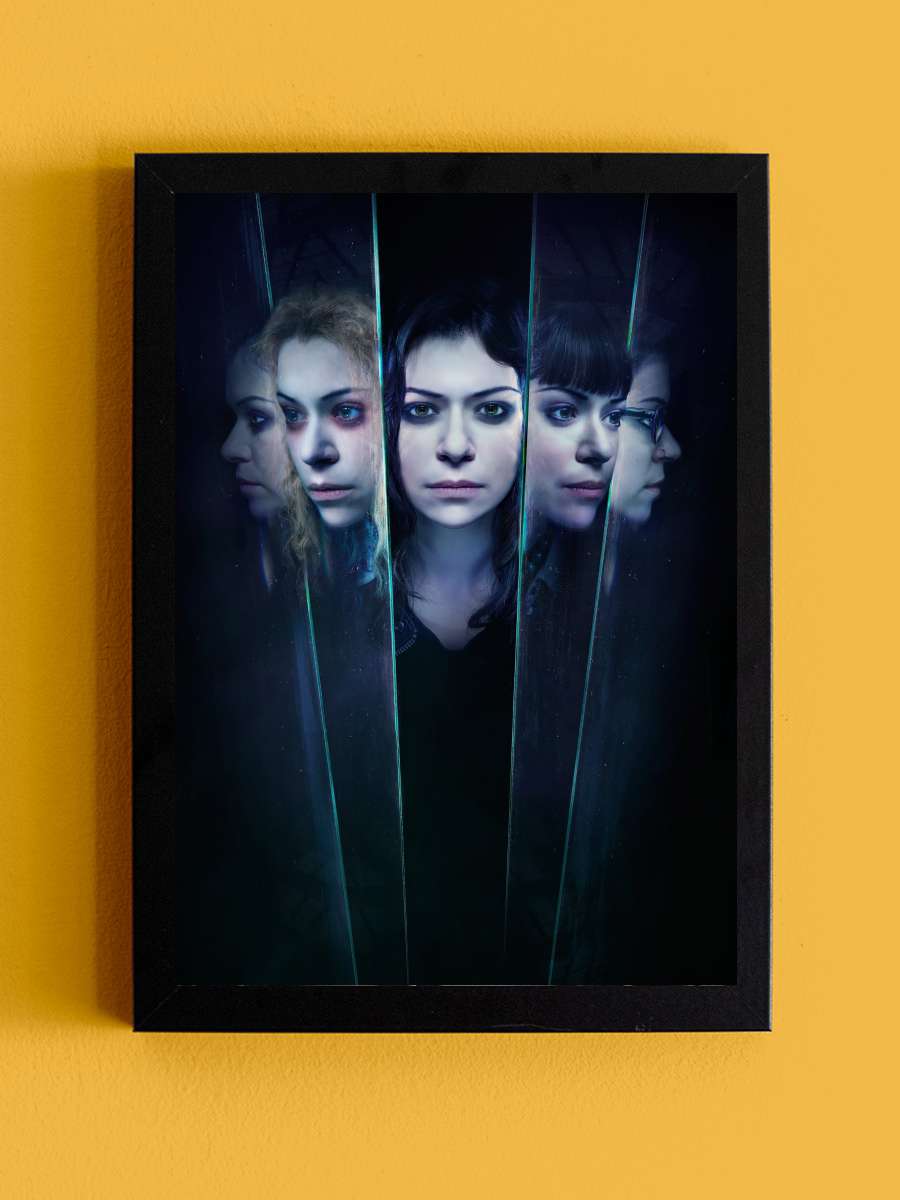 Orphan Black Dizi Tablo Siyah Çerçeveli Dizi Poster Duvar Tablo