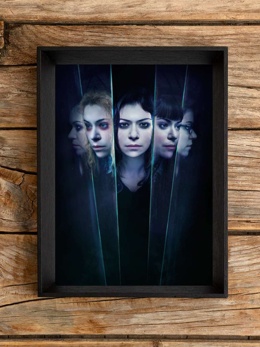 Orphan Black Dizi Tablo Siyah Çerçeveli Dizi Poster Duvar Tablo