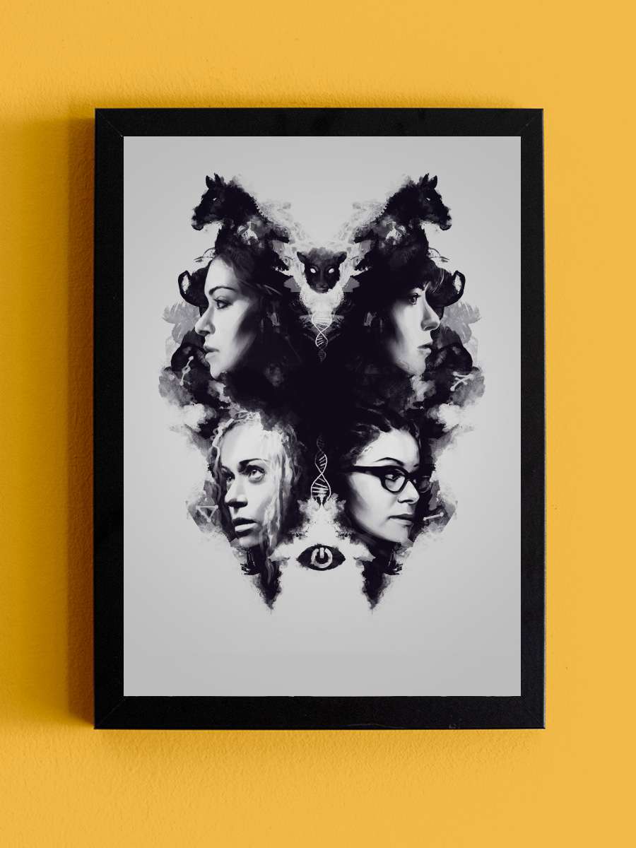 Orphan Black Dizi Tablo Siyah Çerçeveli Dizi Poster Duvar Tablo