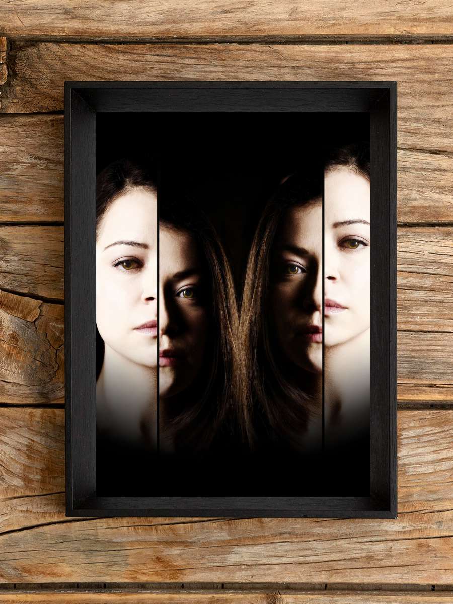 Orphan Black Dizi Tablo Siyah Çerçeveli Dizi Poster Duvar Tablo