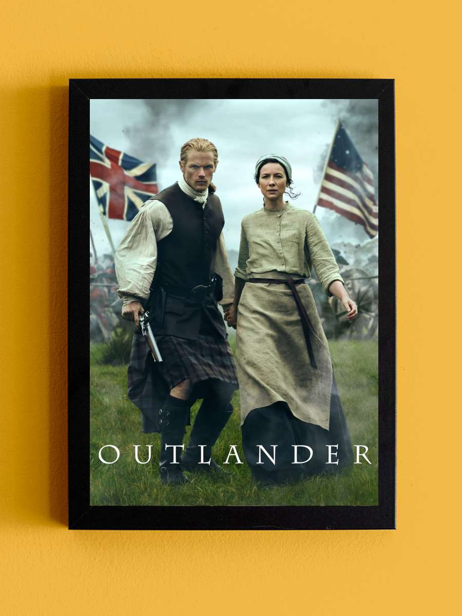 Outlander Dizi Tablo Siyah Çerçeveli Dizi Poster Duvar Tablo