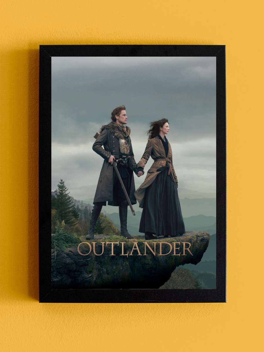 Outlander Dizi Tablo Siyah Çerçeveli Dizi Poster Duvar Tablo