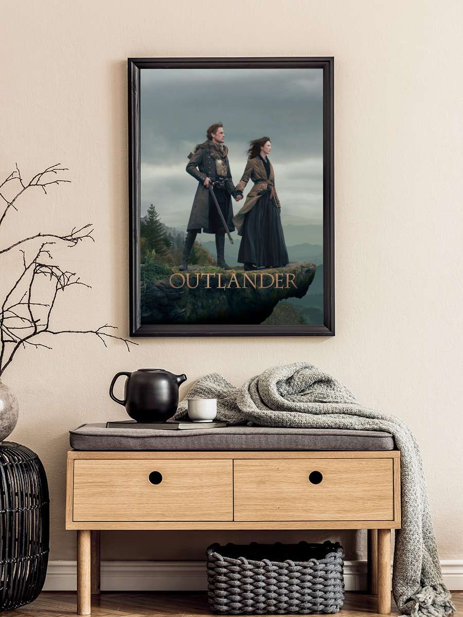 Outlander Dizi Tablo Siyah Çerçeveli Dizi Poster Duvar Tablo