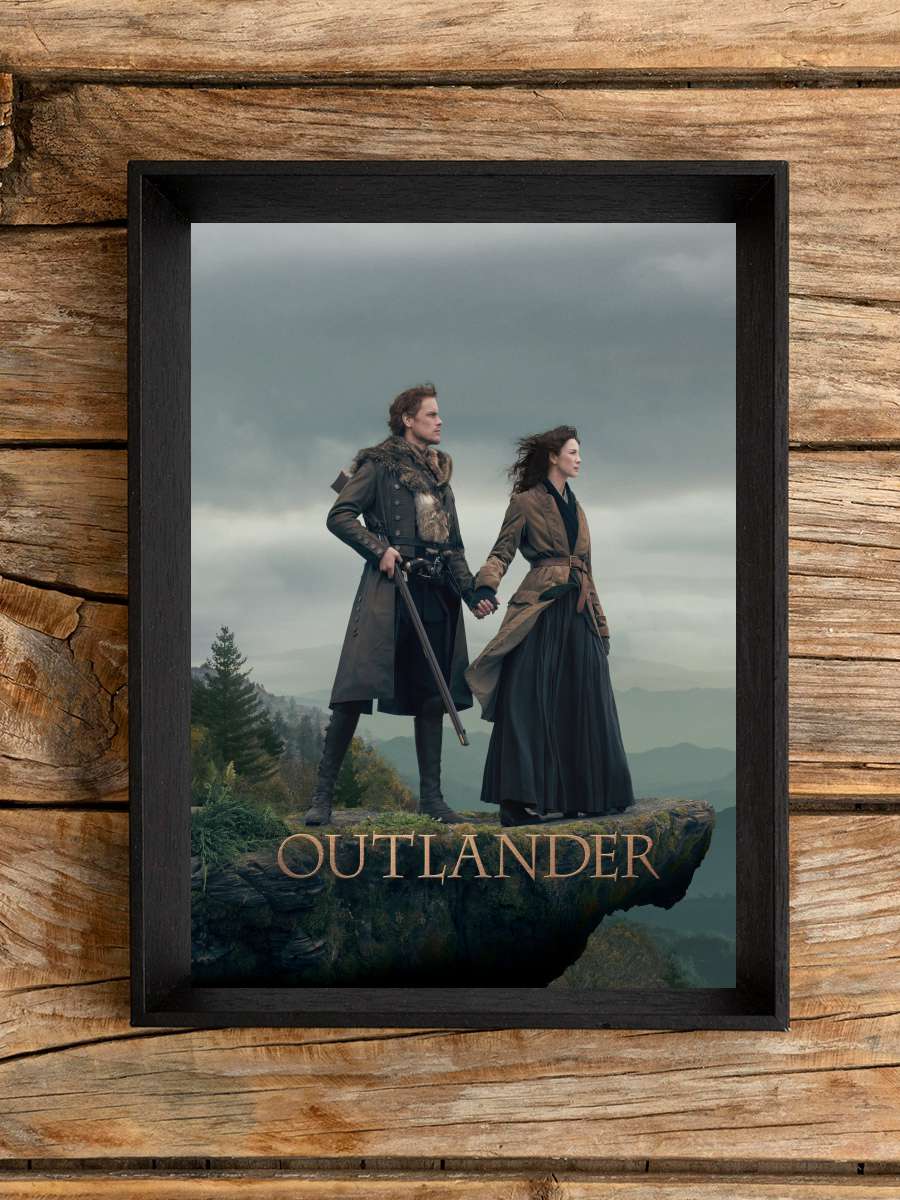 Outlander Dizi Tablo Siyah Çerçeveli Dizi Poster Duvar Tablo