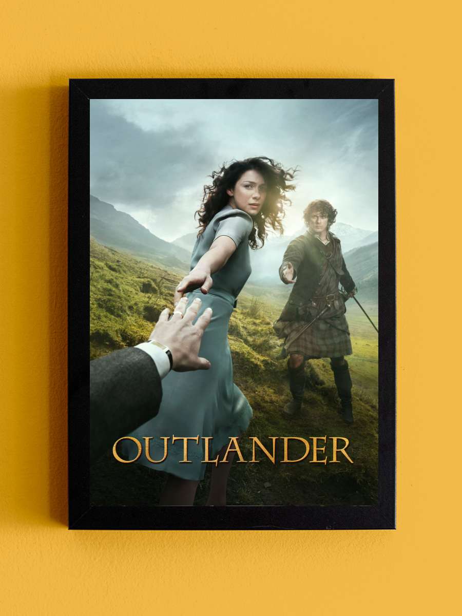 Outlander Dizi Tablo Siyah Çerçeveli Dizi Poster Duvar Tablo