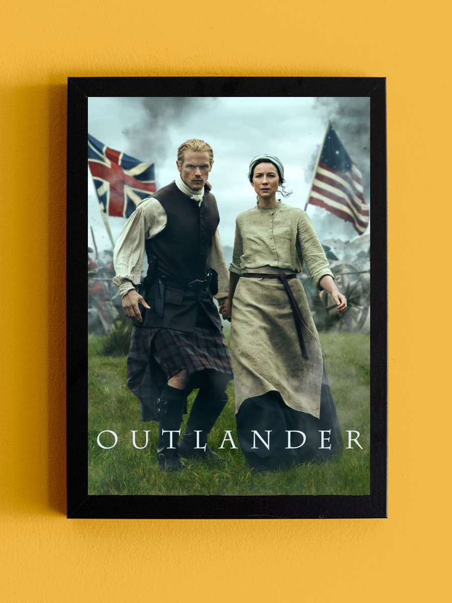 Outlander Dizi Tablo Siyah Çerçeveli Dizi Poster Duvar Tablo