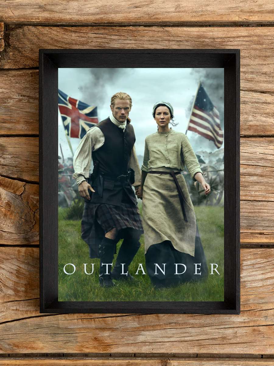 Outlander Dizi Tablo Siyah Çerçeveli Dizi Poster Duvar Tablo