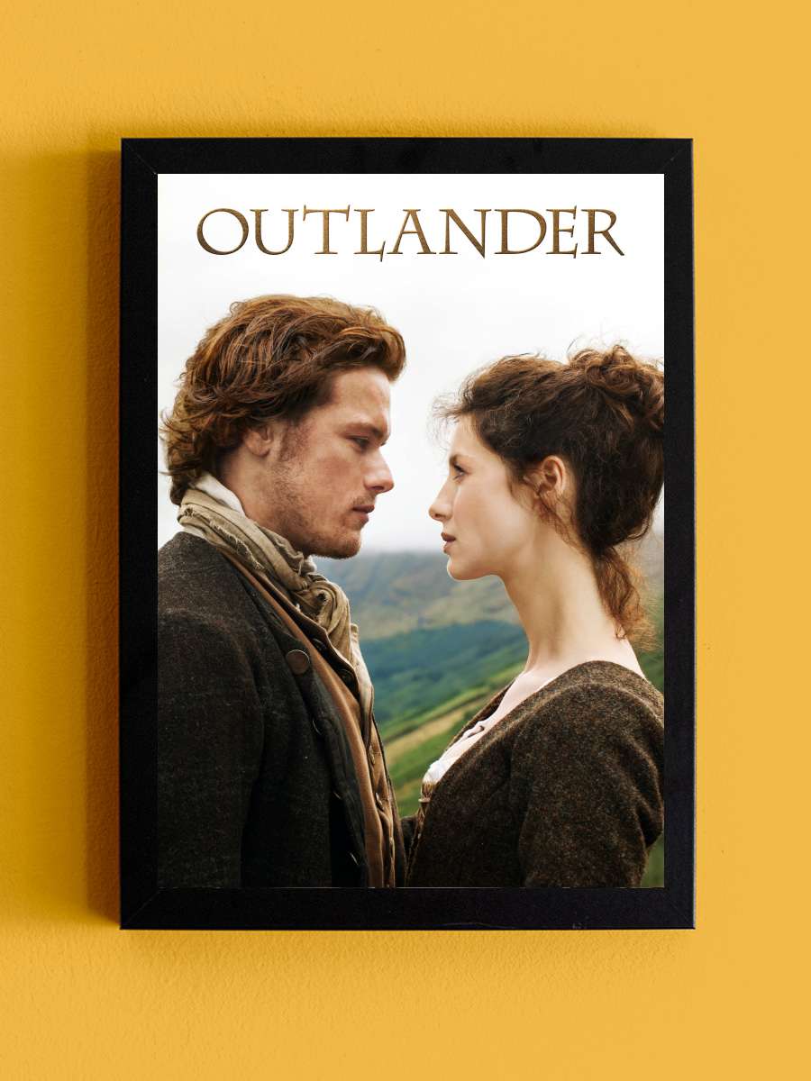 Outlander Dizi Tablo Siyah Çerçeveli Dizi Poster Duvar Tablo