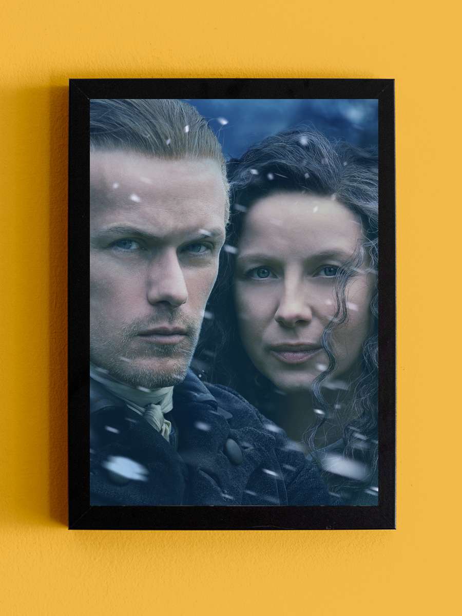 Outlander Dizi Tablo Siyah Çerçeveli Dizi Poster Duvar Tablo