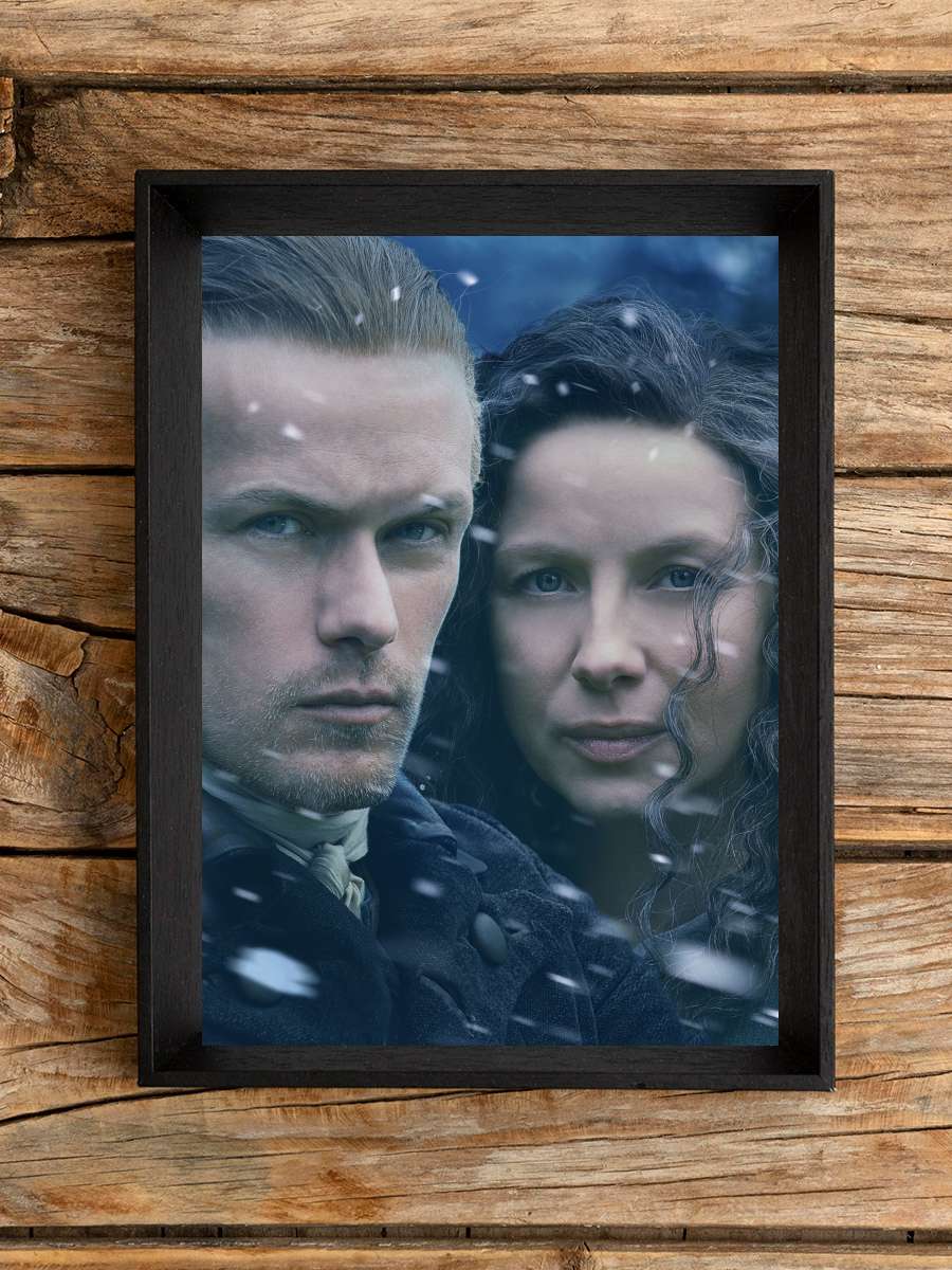 Outlander Dizi Tablo Siyah Çerçeveli Dizi Poster Duvar Tablo