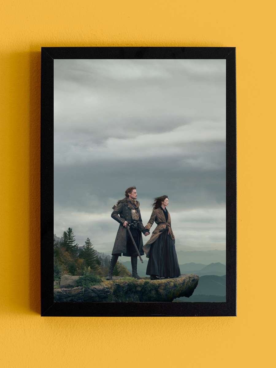 Outlander Dizi Tablo Siyah Çerçeveli Dizi Poster Duvar Tablo