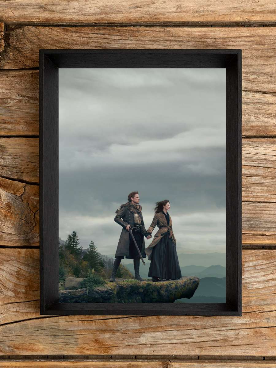 Outlander Dizi Tablo Siyah Çerçeveli Dizi Poster Duvar Tablo