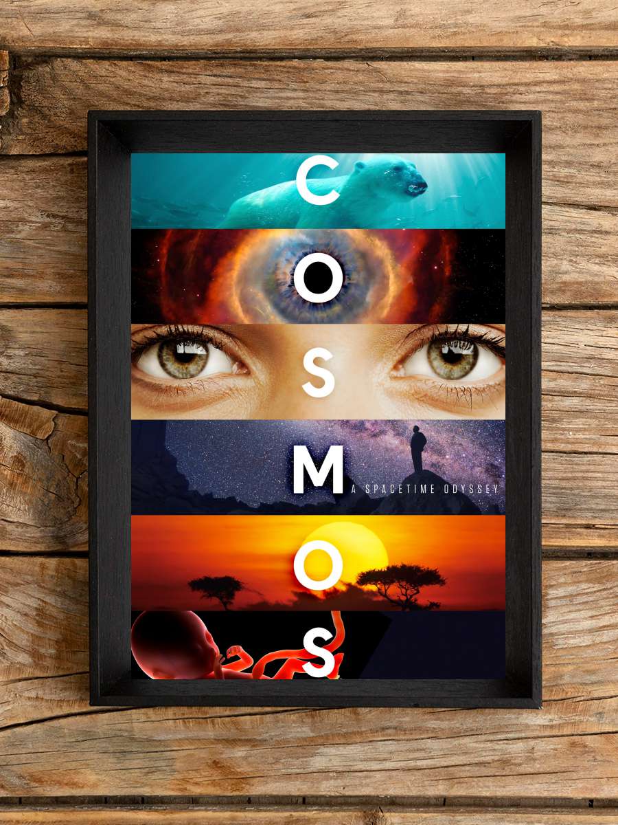 Cosmos Dizi Tablo Siyah Çerçeveli Dizi Poster Duvar Tablo