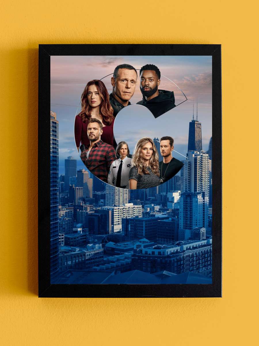 Chicago P.D. Dizi Tablo Siyah Çerçeveli Dizi Poster Duvar Tablo