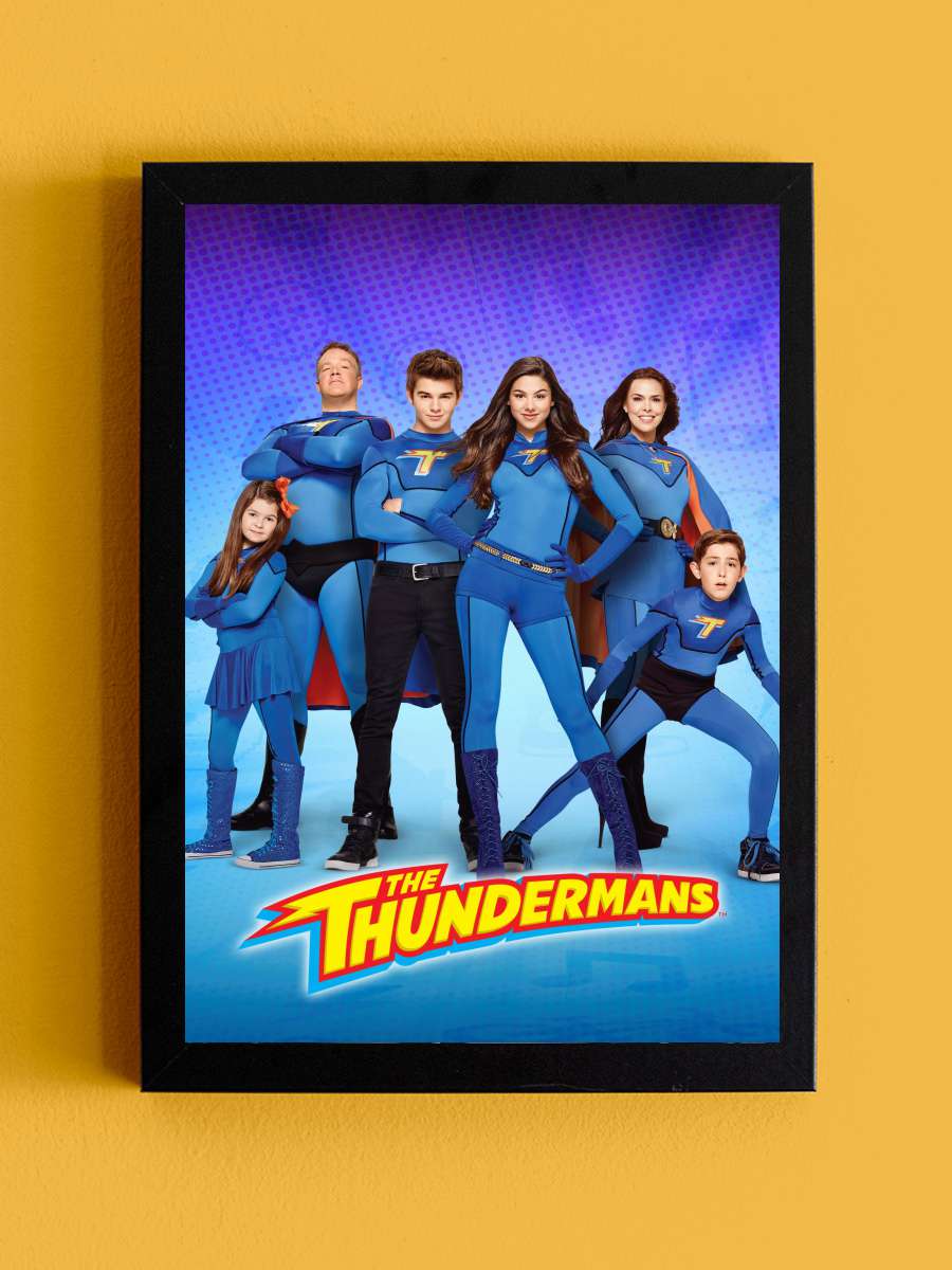 The Thundermans Dizi Tablo Siyah Çerçeveli Dizi Poster Duvar Tablo