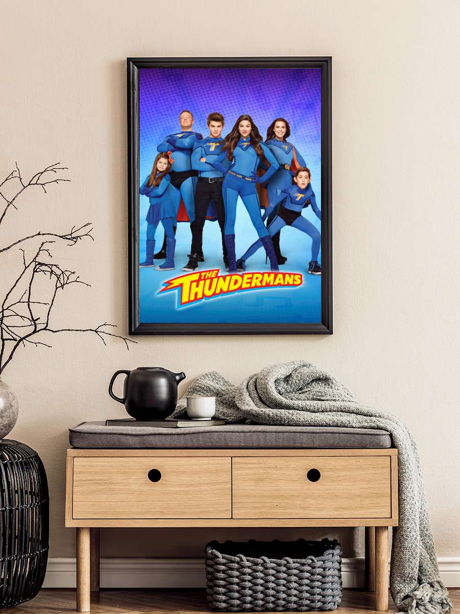 The Thundermans Dizi Tablo Siyah Çerçeveli Dizi Poster Duvar Tablo