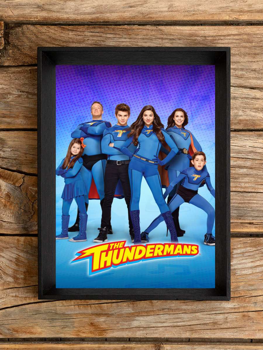 The Thundermans Dizi Tablo Siyah Çerçeveli Dizi Poster Duvar Tablo