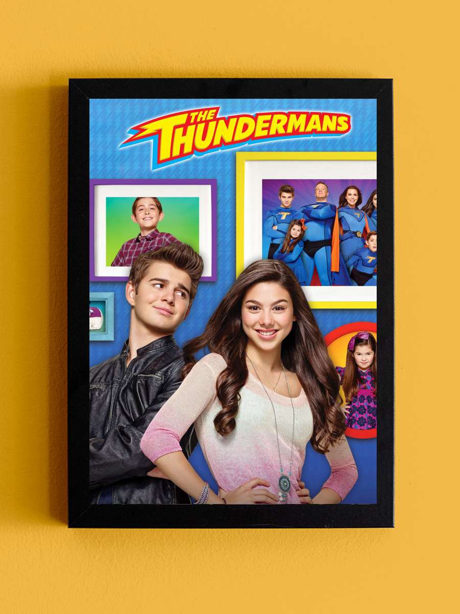 The Thundermans Dizi Tablo Siyah Çerçeveli Dizi Poster Duvar Tablo