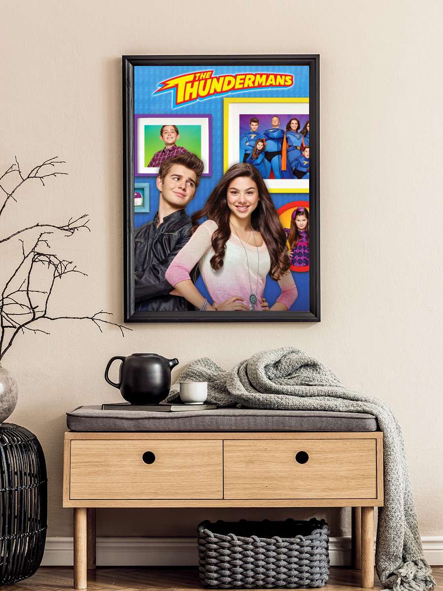 The Thundermans Dizi Tablo Siyah Çerçeveli Dizi Poster Duvar Tablo