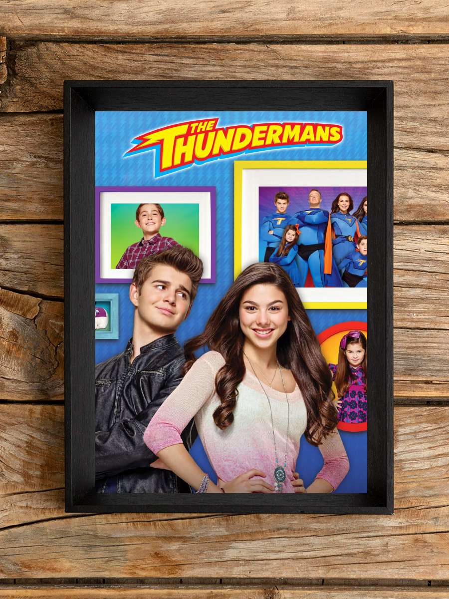 The Thundermans Dizi Tablo Siyah Çerçeveli Dizi Poster Duvar Tablo