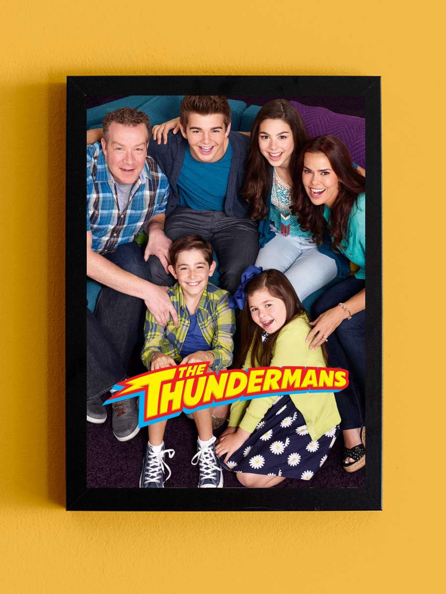 The Thundermans Dizi Tablo Siyah Çerçeveli Dizi Poster Duvar Tablo