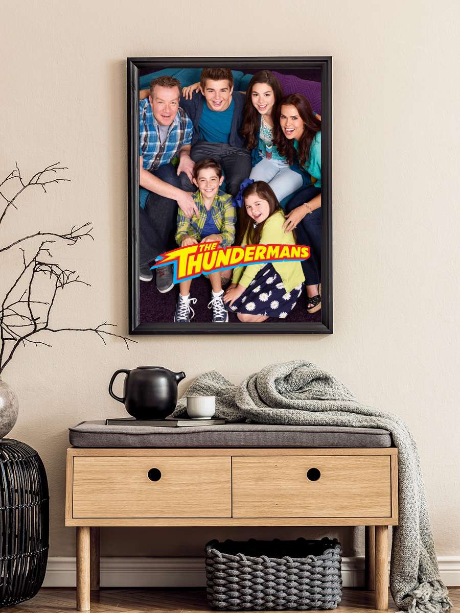 The Thundermans Dizi Tablo Siyah Çerçeveli Dizi Poster Duvar Tablo