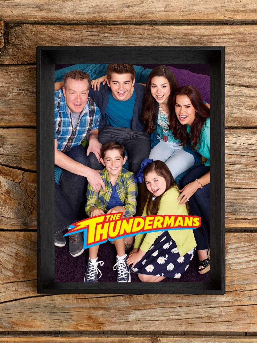 The Thundermans Dizi Tablo Siyah Çerçeveli Dizi Poster Duvar Tablo