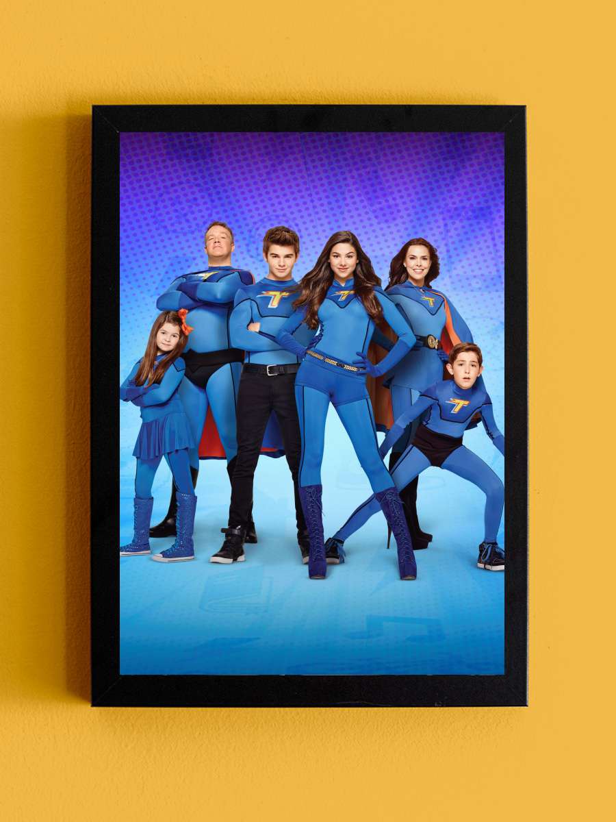 The Thundermans Dizi Tablo Siyah Çerçeveli Dizi Poster Duvar Tablo