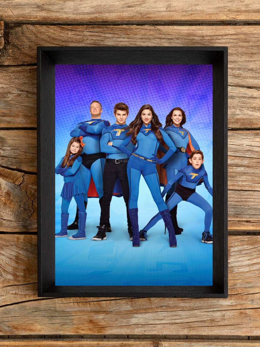 The Thundermans Dizi Tablo Siyah Çerçeveli Dizi Poster Duvar Tablo